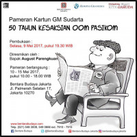 Image of Pameran Kartun GM Sudarta 50 Tahun Kesaksian Oom Pasikom