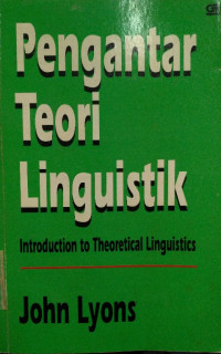 Image of Pengantar Teori Linguistik