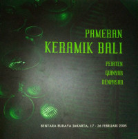 Image of Pameran Keramik Bali: Pejaten Gianyar Denpasar