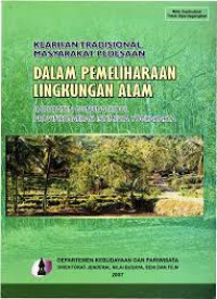 Image of Kearifan Tradisional Masyarakat Pedesaan Dalam Pemeliharaan Lingkungan Alam Kabupaten Gunung Kidul Provinsi Daerah Istimewa Yogyakarta